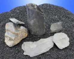 Nano Stone "Schiefer - Schwarz" - Set Mit 5 Bis 7 Steinen