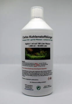 1.000 Ml Carbo Kohlenstoffdünger Für 50.000 Liter Wasser, Flüssiges CO2 - Gut Für Pflanzen - Schlecht Für Algen
